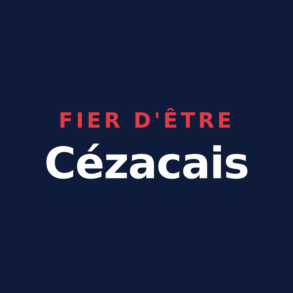T-shirt « Fier d'être Cézacais » — design pour Cézac