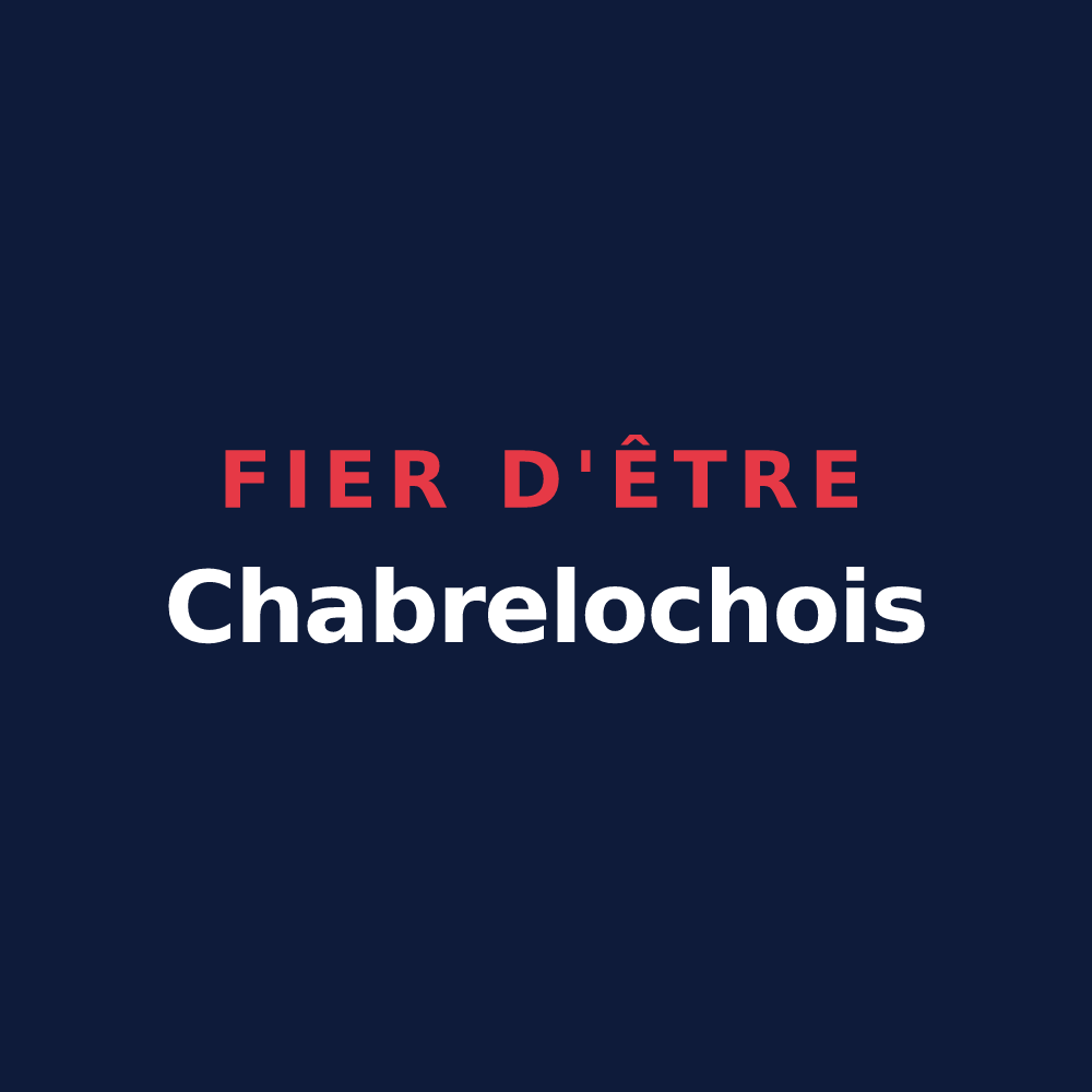T-shirt « Fier d'être Chabrelochois » — design pour Chabreloche