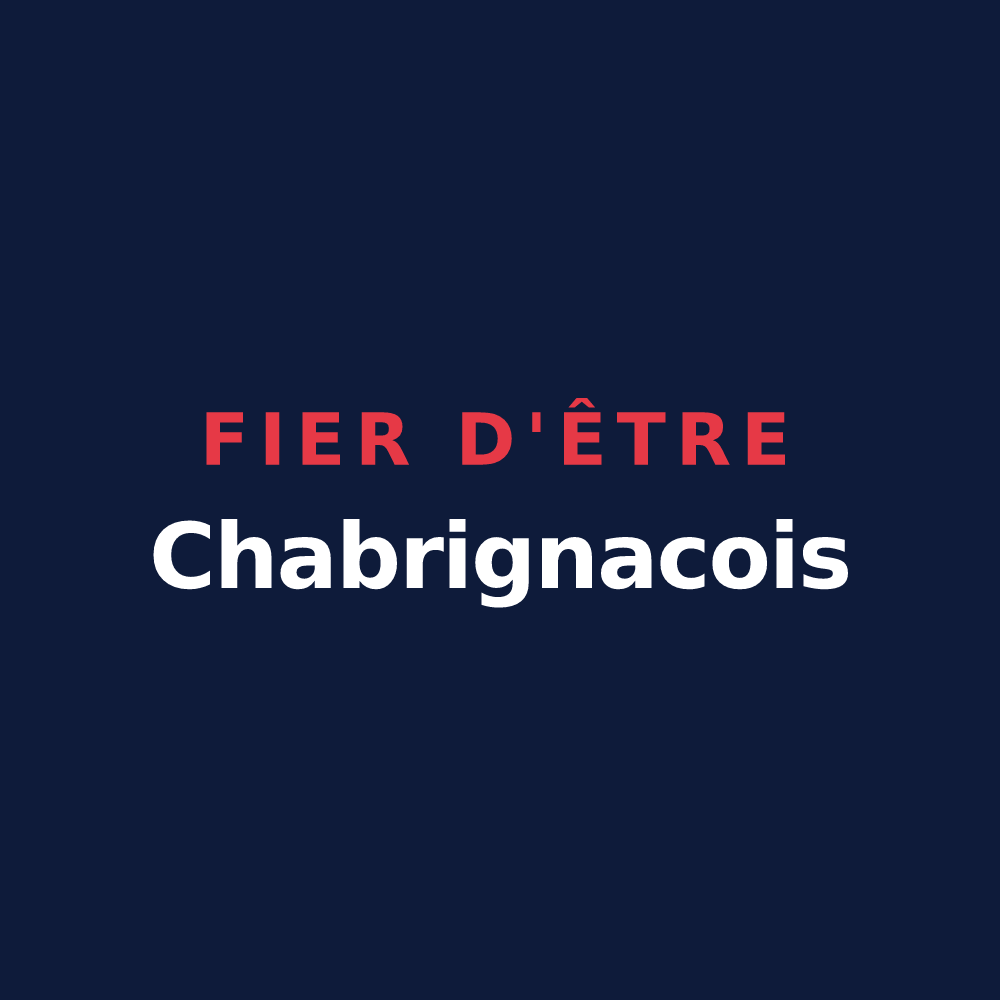 T-shirt « Fier d'être Chabrignacois » — design pour Chabrignac