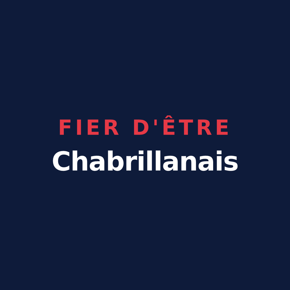 T-shirt « Fier d'être Chabrillanais » — design pour Chabrillan