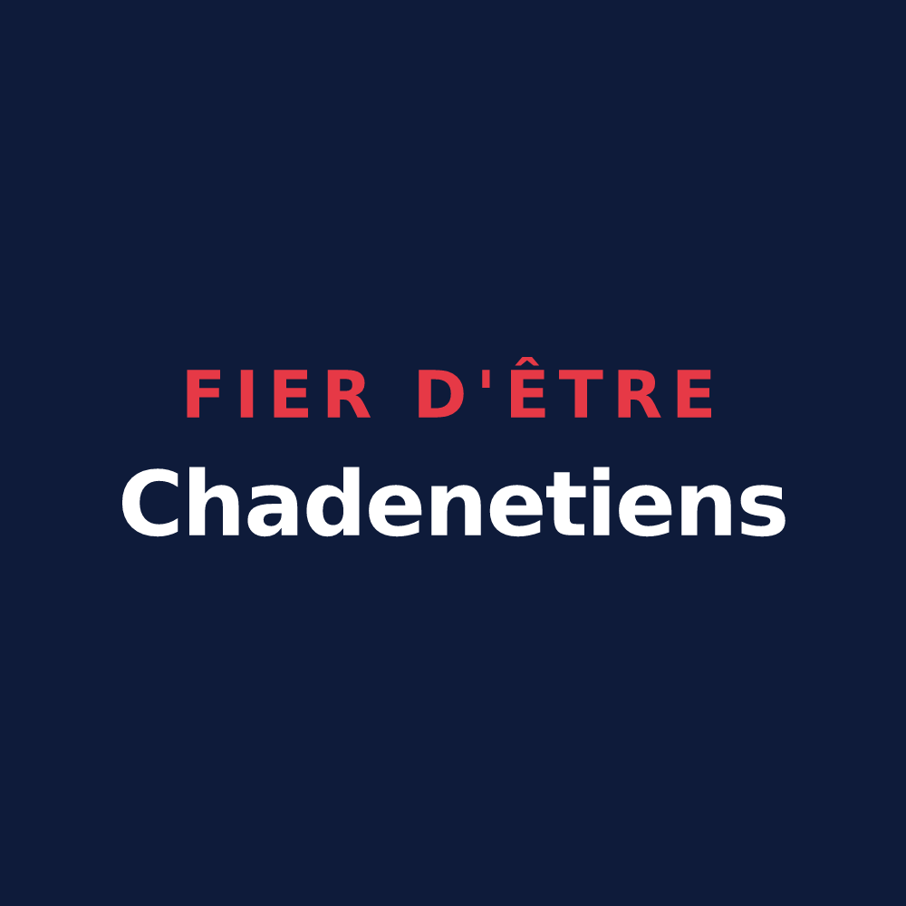 T-shirt « Fier d'être Chadenetiens » — design pour Chadenet