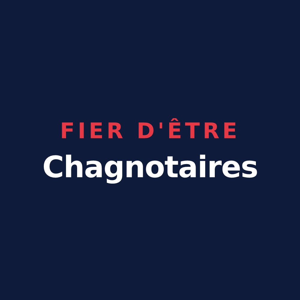 T-shirt « Fier d'être Chagnotaires » — design pour Chagnon