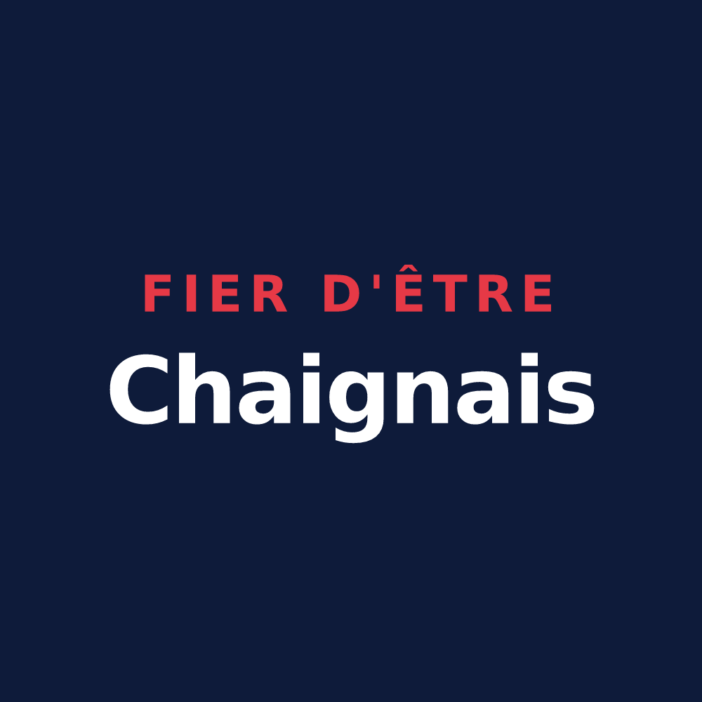 T-shirt « Fier d'être Chaignais » — design pour Chaignes