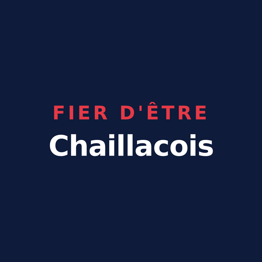T-shirt « Fier d'être Chaillacois » — design pour Chaillac-sur-Vienne