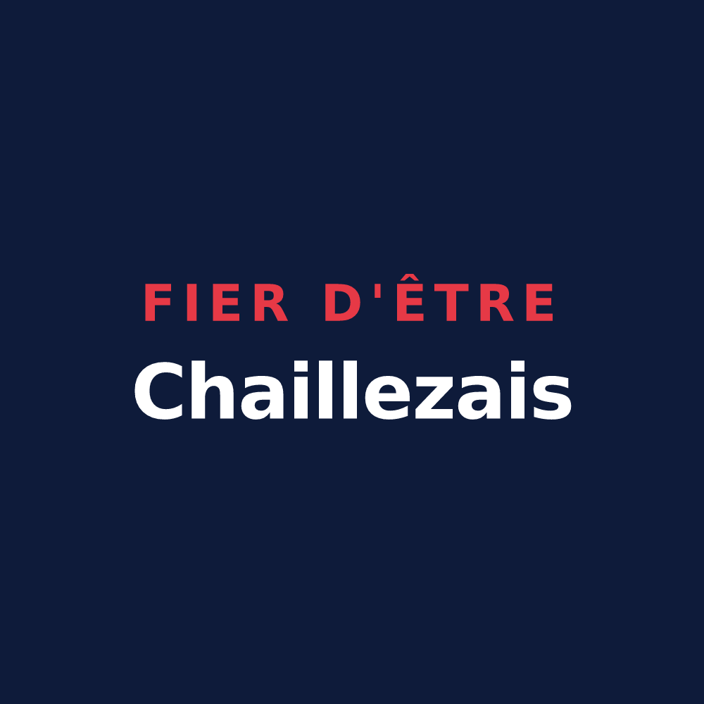 T-shirt « Fier d'être Chaillezais » — design pour Chaillé-les-Marais