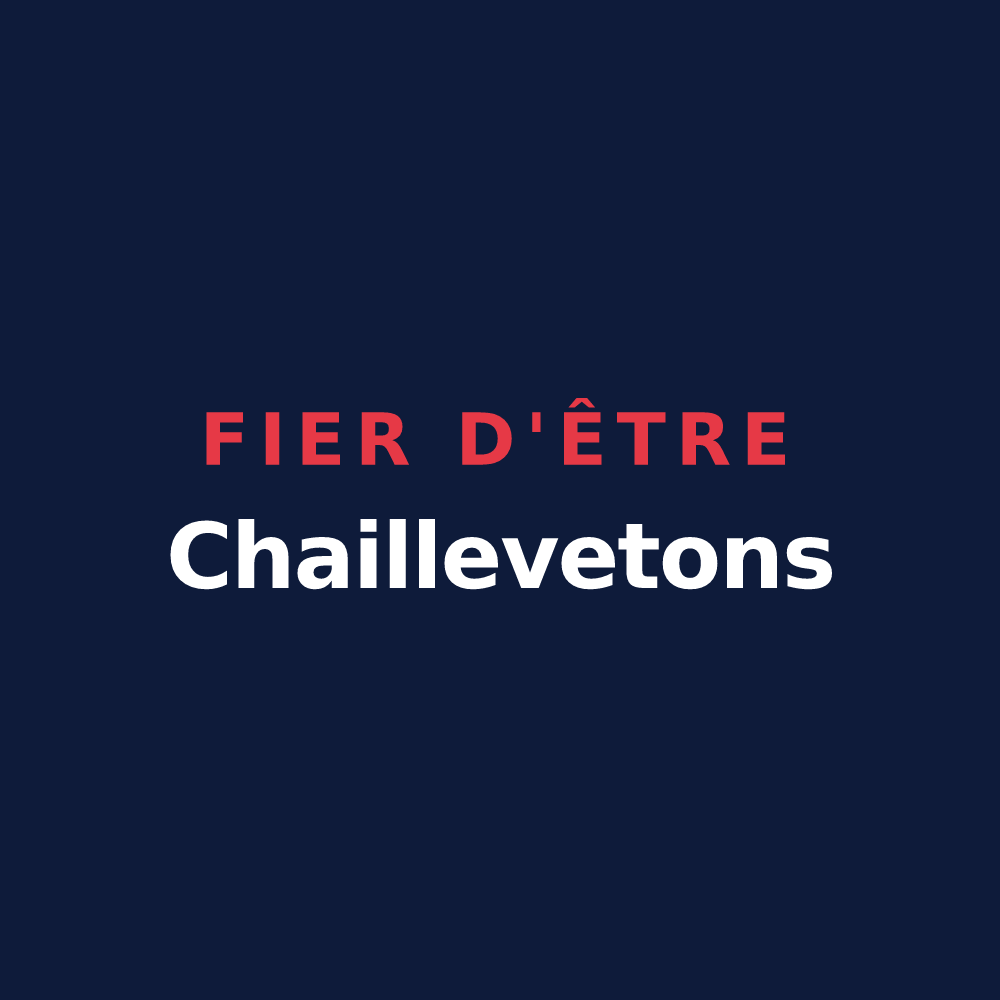 T-shirt « Fier d'être Chaillevetons » — design pour Chaillevette