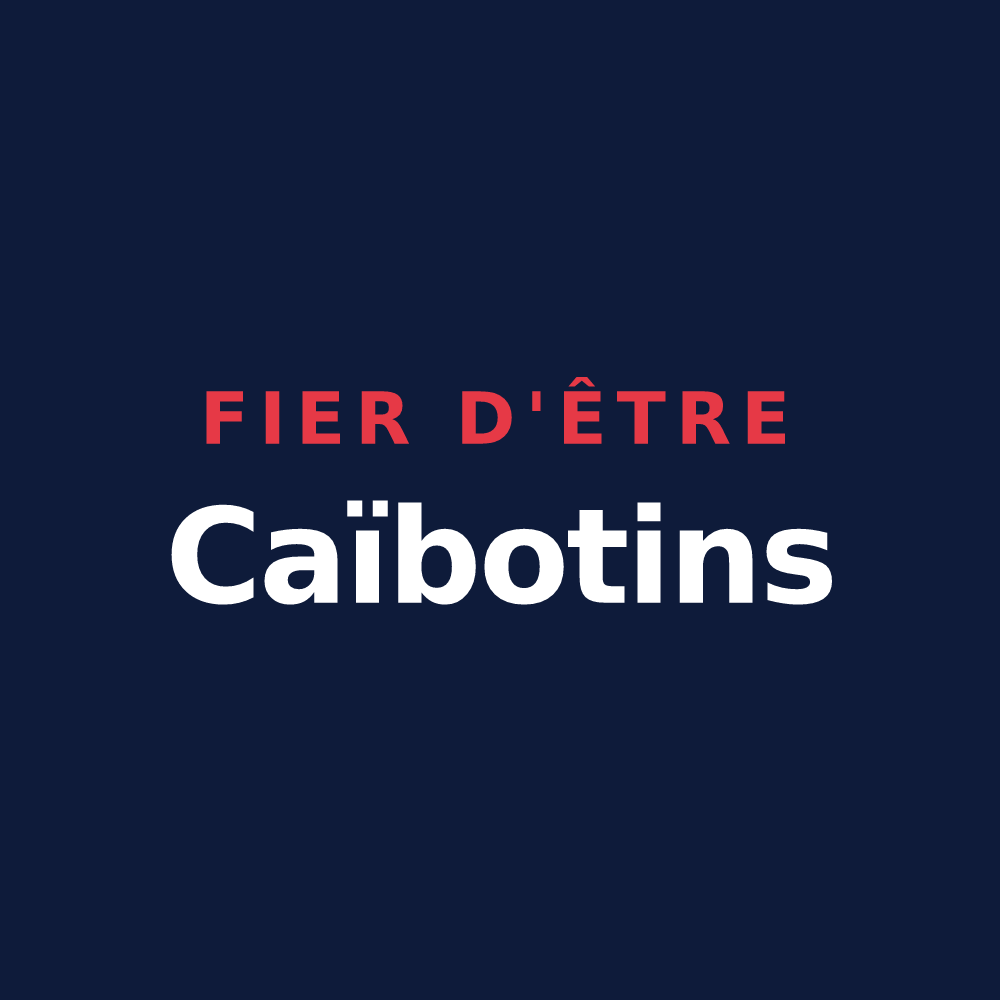 T-shirt « Fier d'être Caïbotins » — design pour Chailly-en-Brie