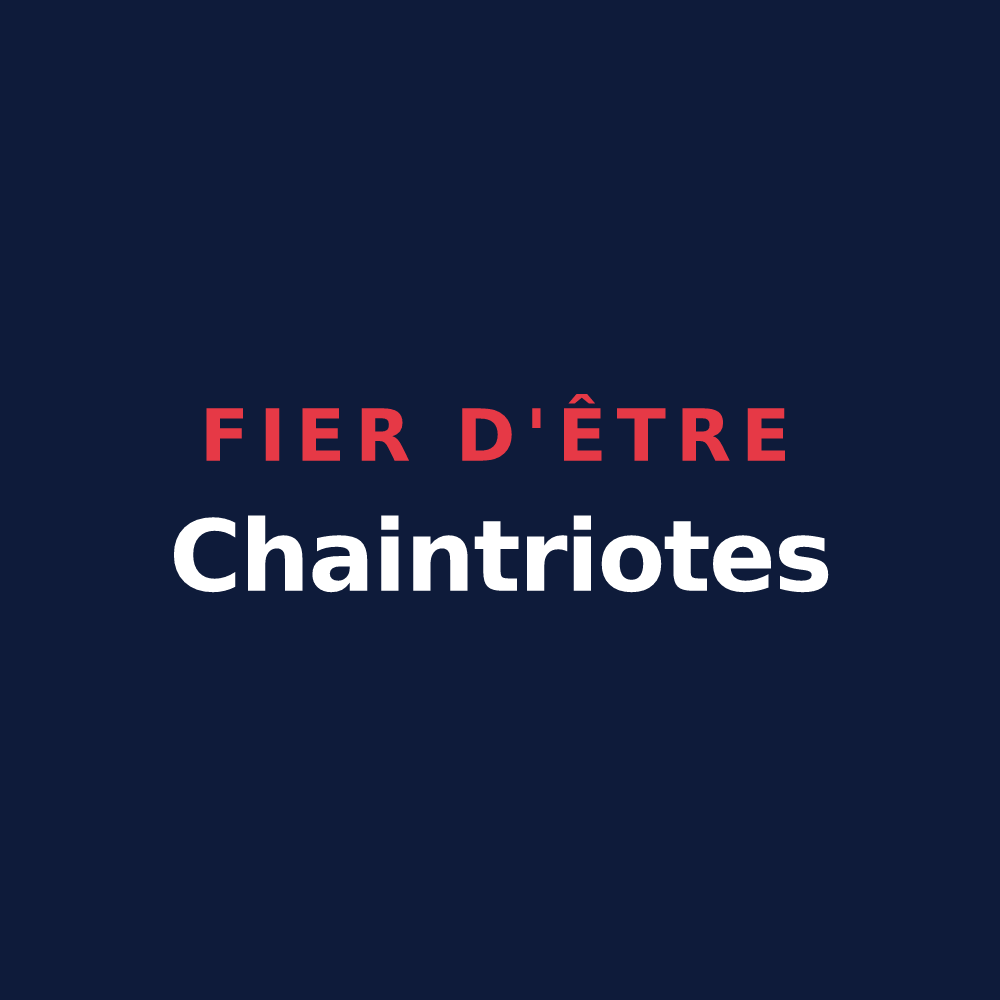 T-shirt « Fier d'être Chaintriotes » — design pour Chaintrix-Bierges