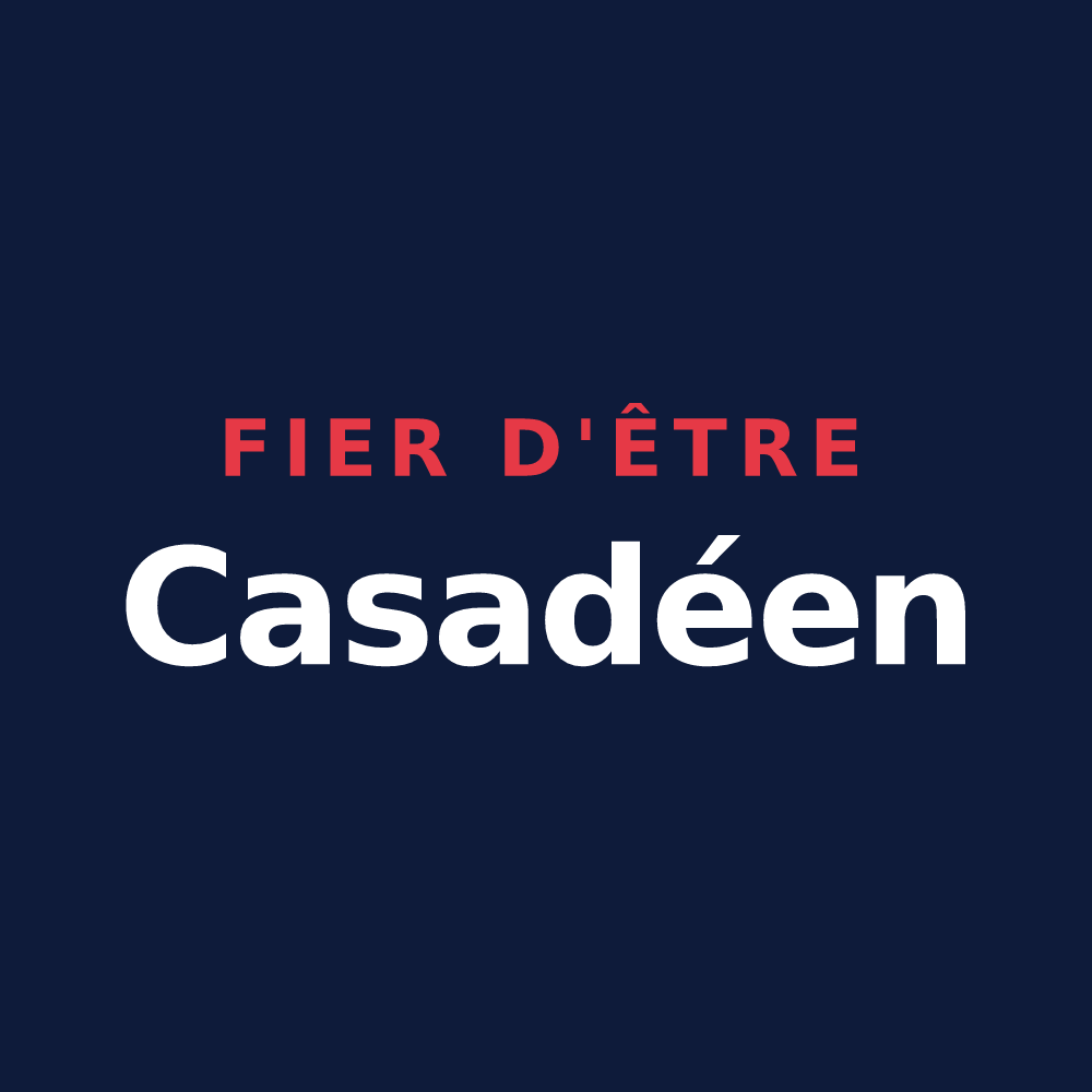 T-shirt « Fier d'être Casadéen » — design pour Chaise-Dieu-du-Theil