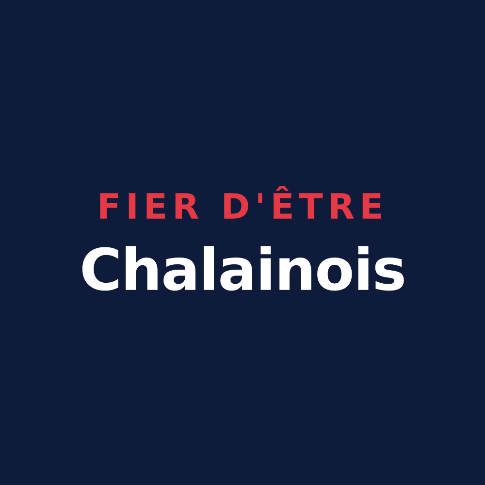 T-shirt « Fier d'être Chalainois » — design pour Chalain-le-Comtal