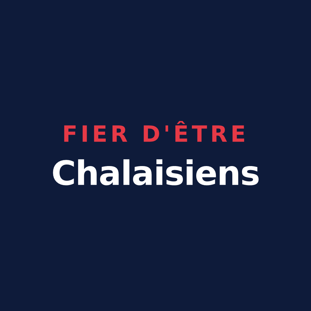 T-shirt « Fier d'être Chalaisiens » — design pour Chalais