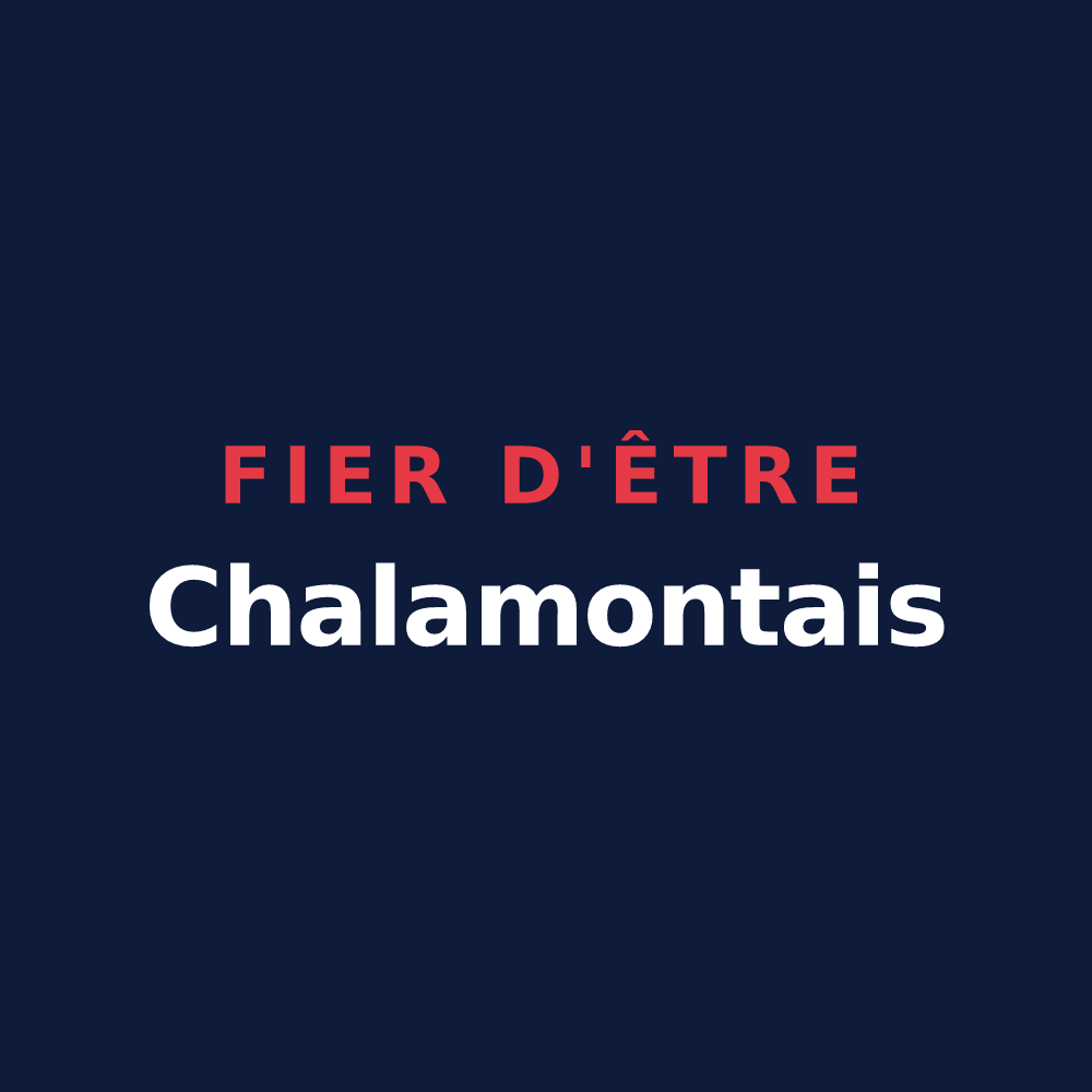 T-shirt « Fier d'être Chalamontais » — design pour Chalamont