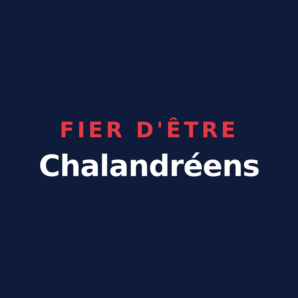 T-shirt « Fier d'être Chalandréens » — design pour Chalandry