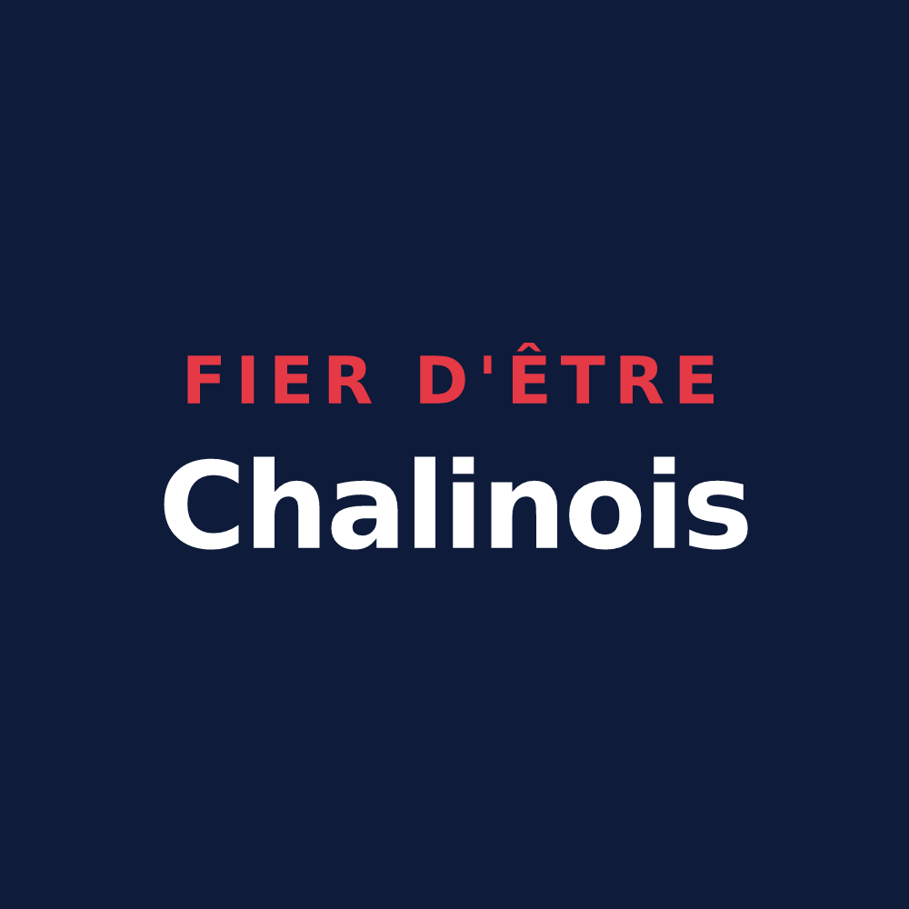 T-shirt « Fier d'être Chalinois » — design pour Chaleins