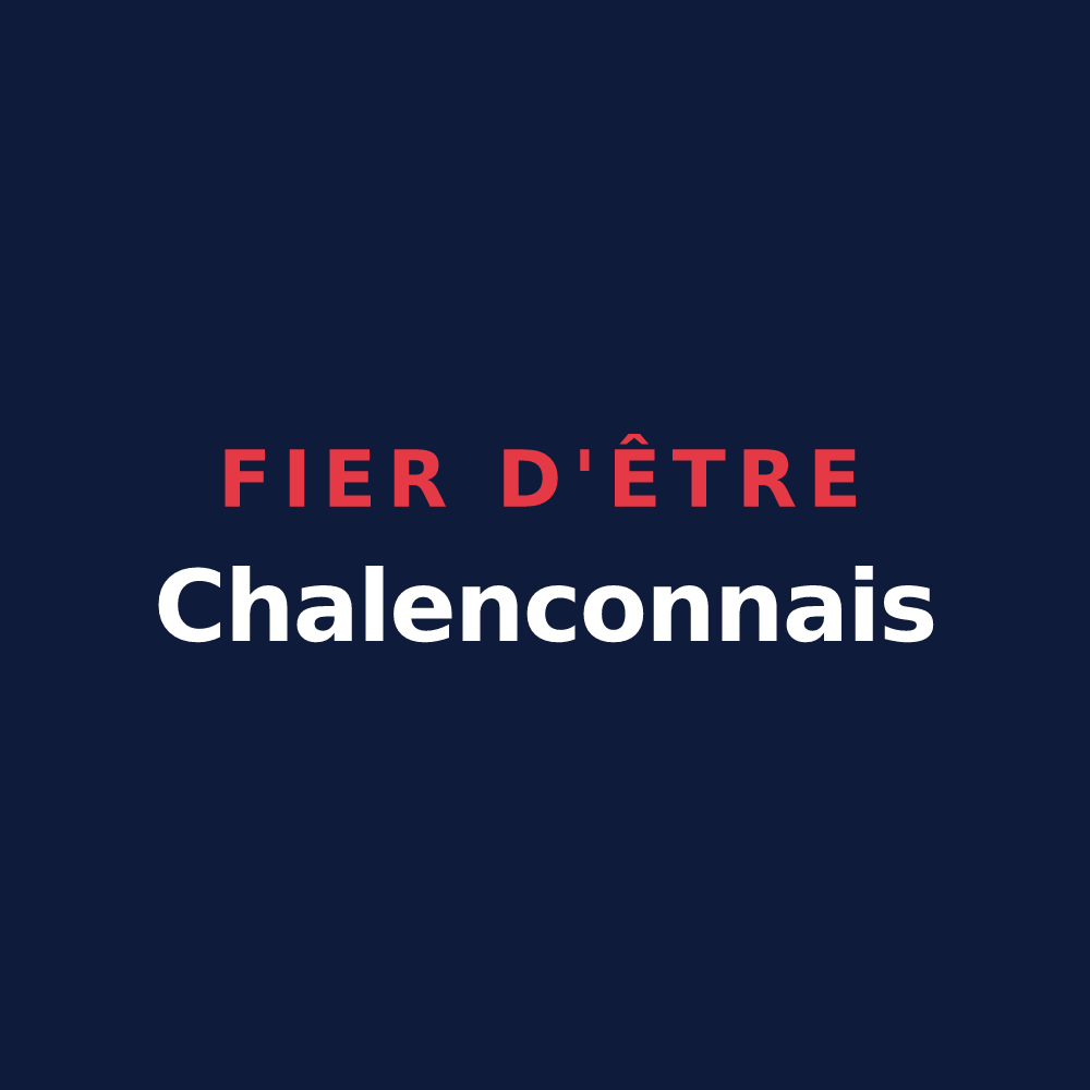 T-shirt « Fier d'être Chalenconnais » — design pour Chalencon