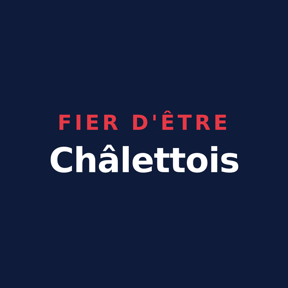 T-shirt « Fier d'être Châlettois » — design pour Châlette-sur-Loing
