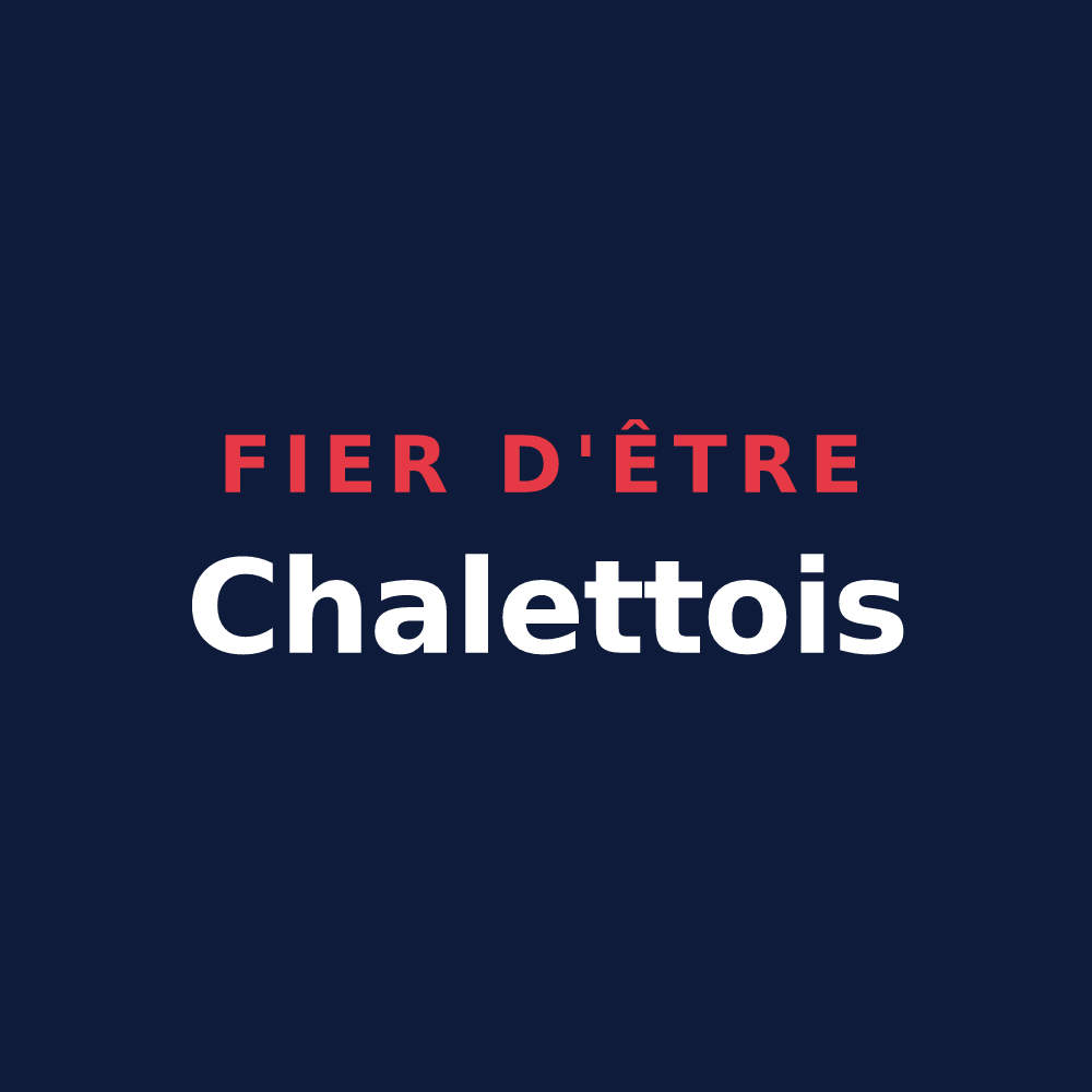 T-shirt « Fier d'être Chalettois » — design pour Chalette-sur-Voire