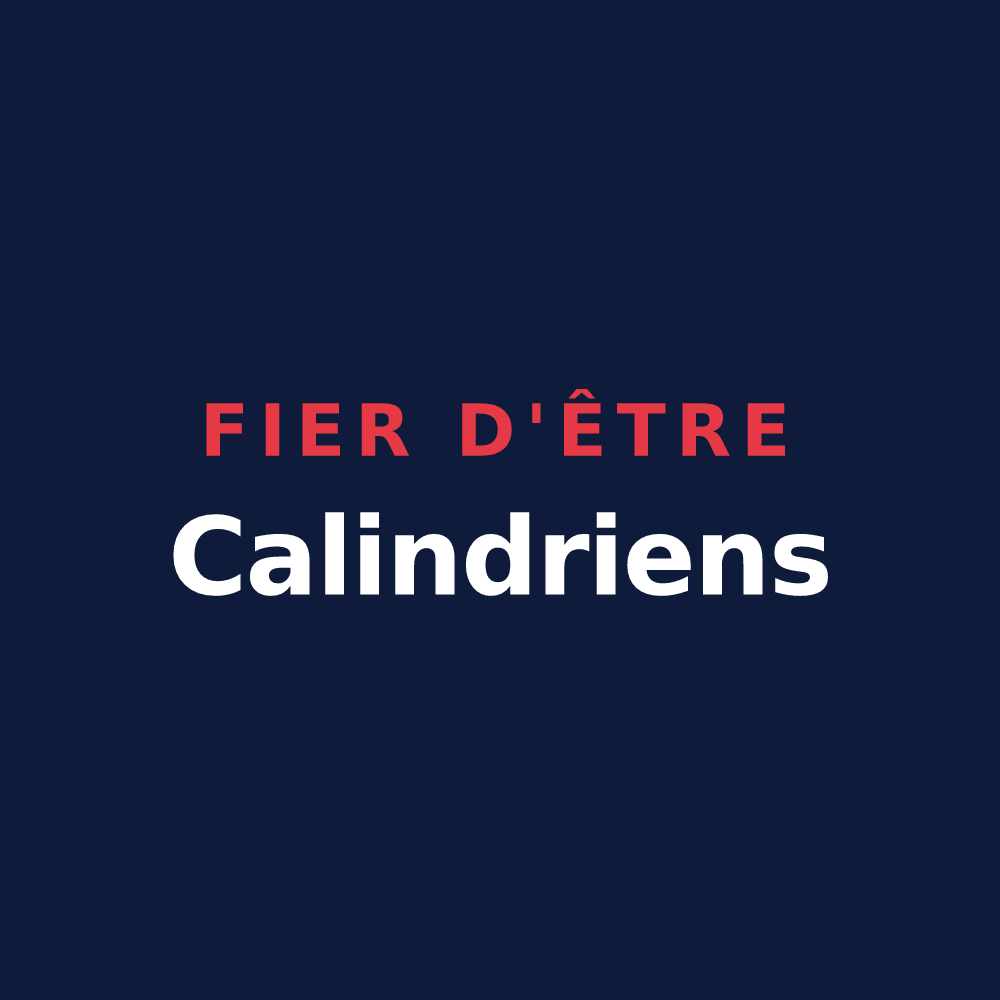T-shirt « Fier d'être Calindriens » — design pour Chalindrey