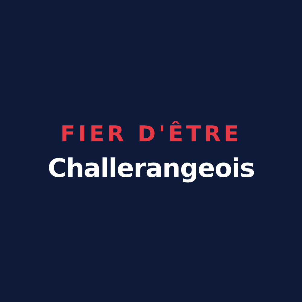 T-shirt « Fier d'être Challerangeois » — design pour Challerange