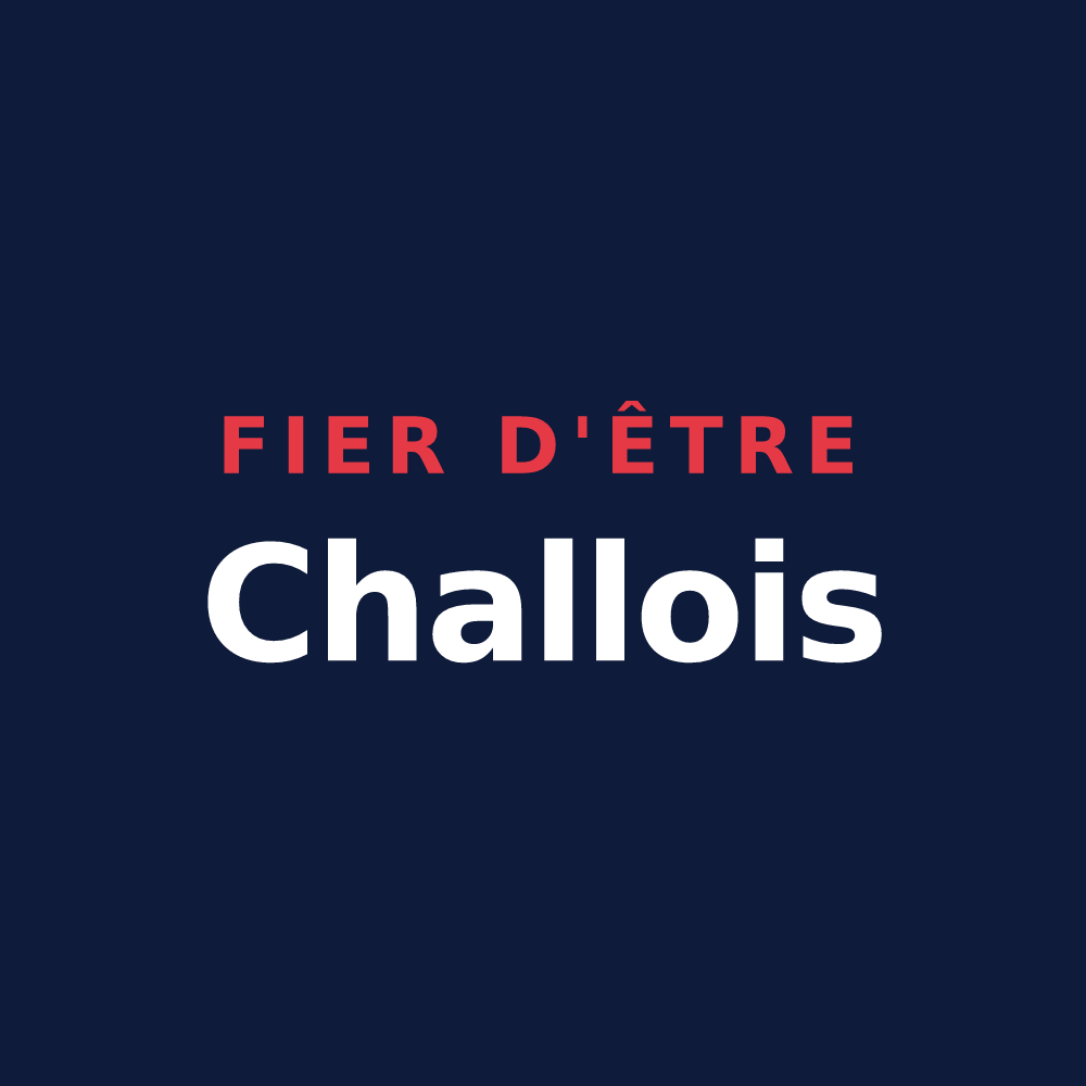 T-shirt « Fier d'être Challois » — design pour Challes