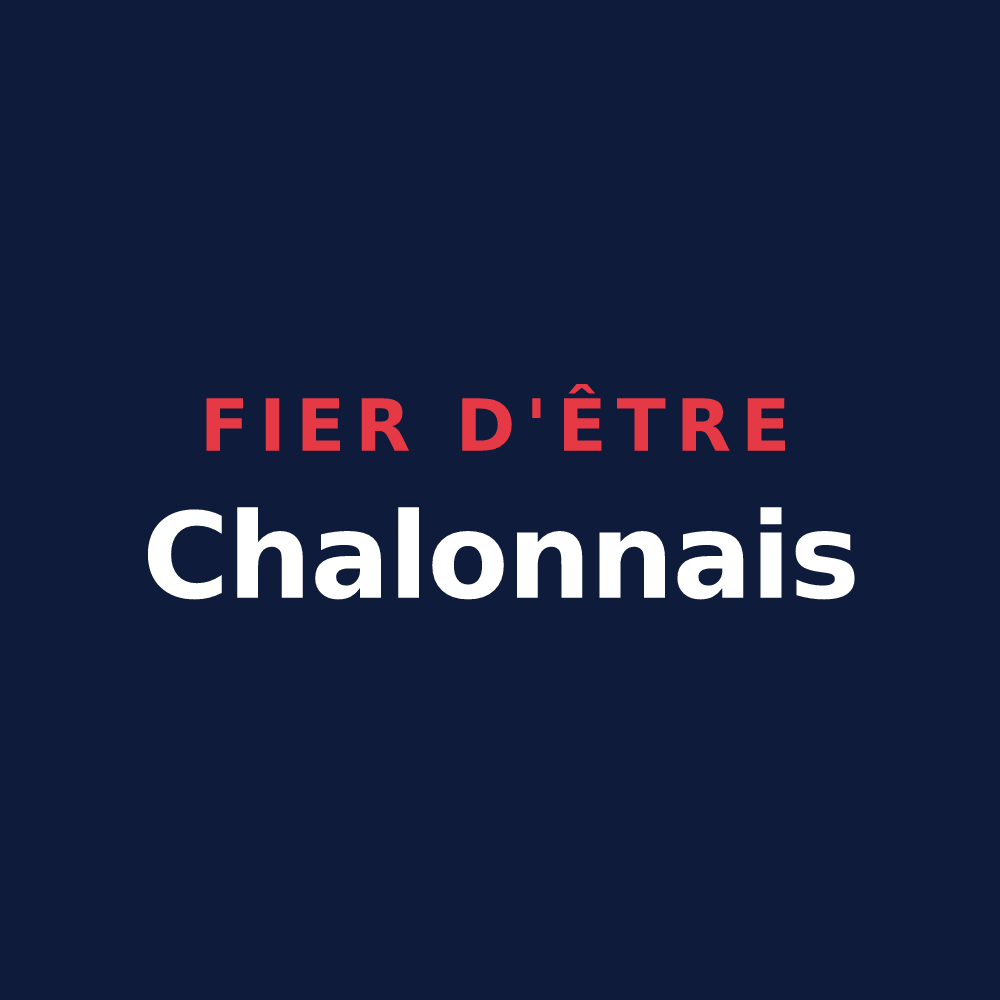T-shirt « Fier d'être Chalonnais » — design pour Chalon-sur-Saône