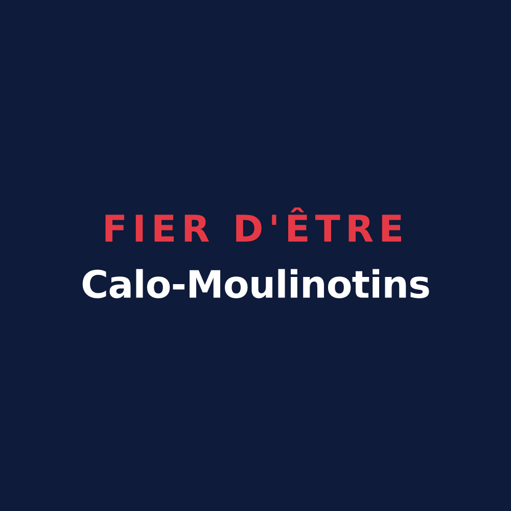 T-shirt « Fier d'être Calo-Moulinotins » — design pour Chalou-Moulineux