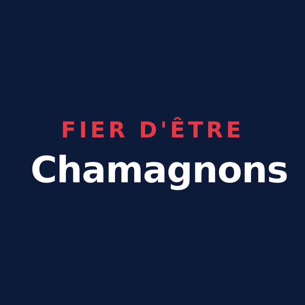 T-shirt « Fier d'être Chamagnons » — design pour Chamagne