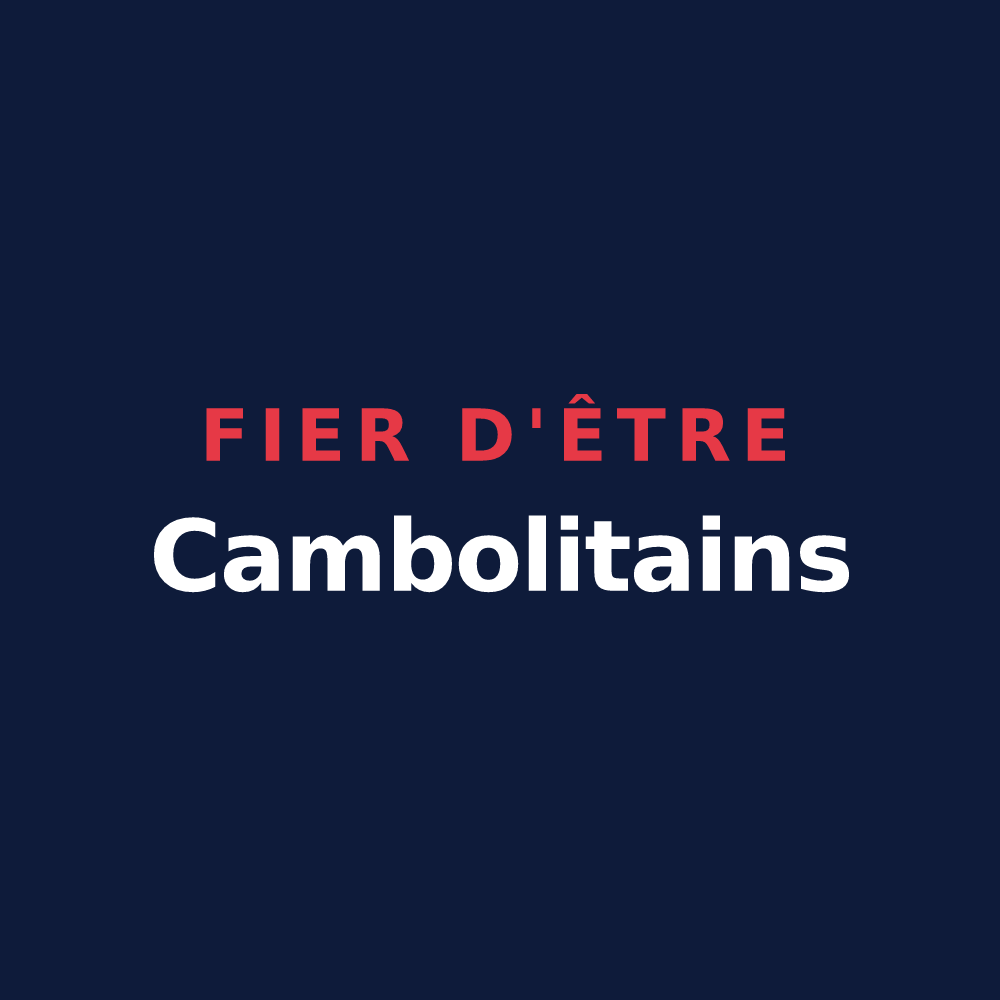 T-shirt « Fier d'être Cambolitains » — design pour Chambellay