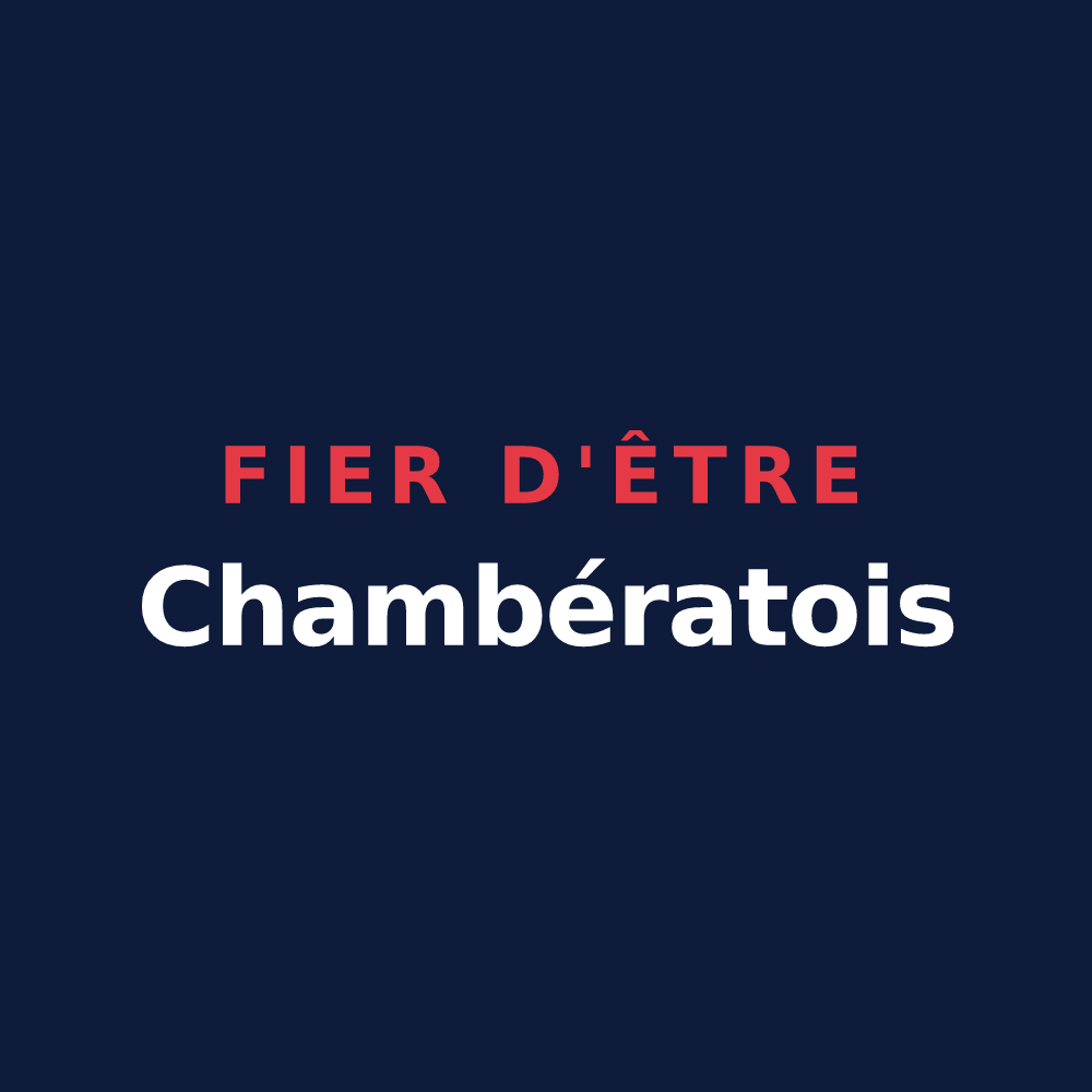 T-shirt « Fier d'être Chambératois » — design pour Chambérat