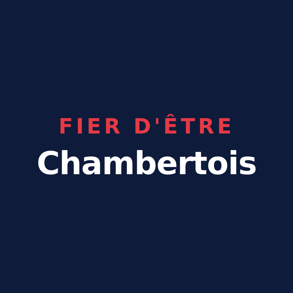 T-shirt « Fier d'être Chambertois » — design pour Chamberet