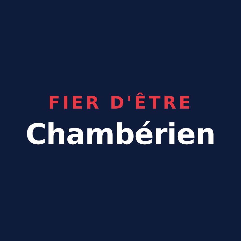 T-shirt « Fier d'être Chambérien » — design pour Chambéry