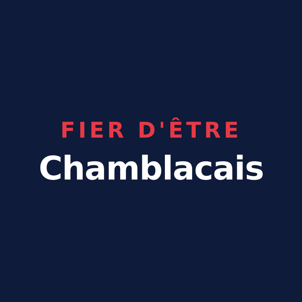 T-shirt « Fier d'être Chamblacais » — design pour Chamblac