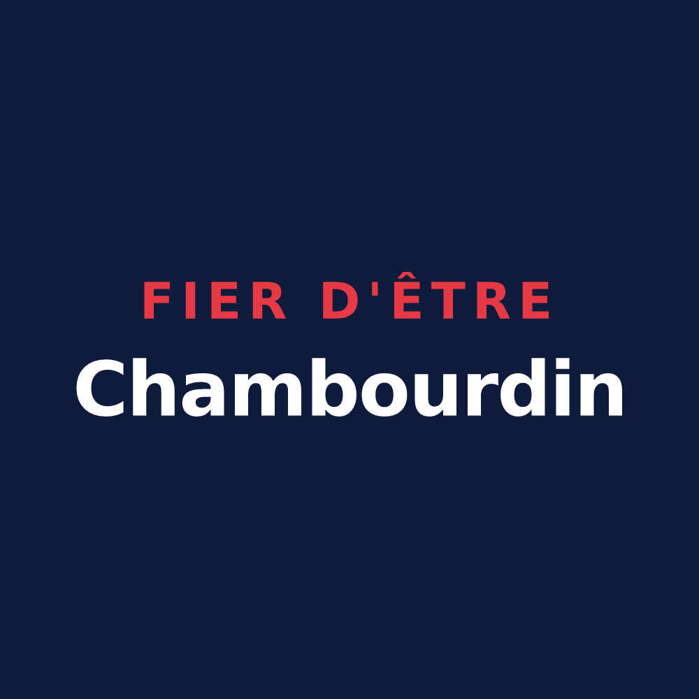 T-shirt « Fier d'être Chambourdin » — design pour Chambord
