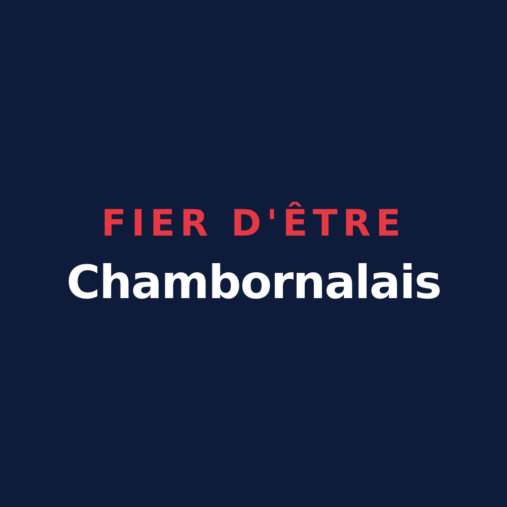 T-shirt « Fier d'être Chambornalais » — design pour Chambornay-lès-Pin