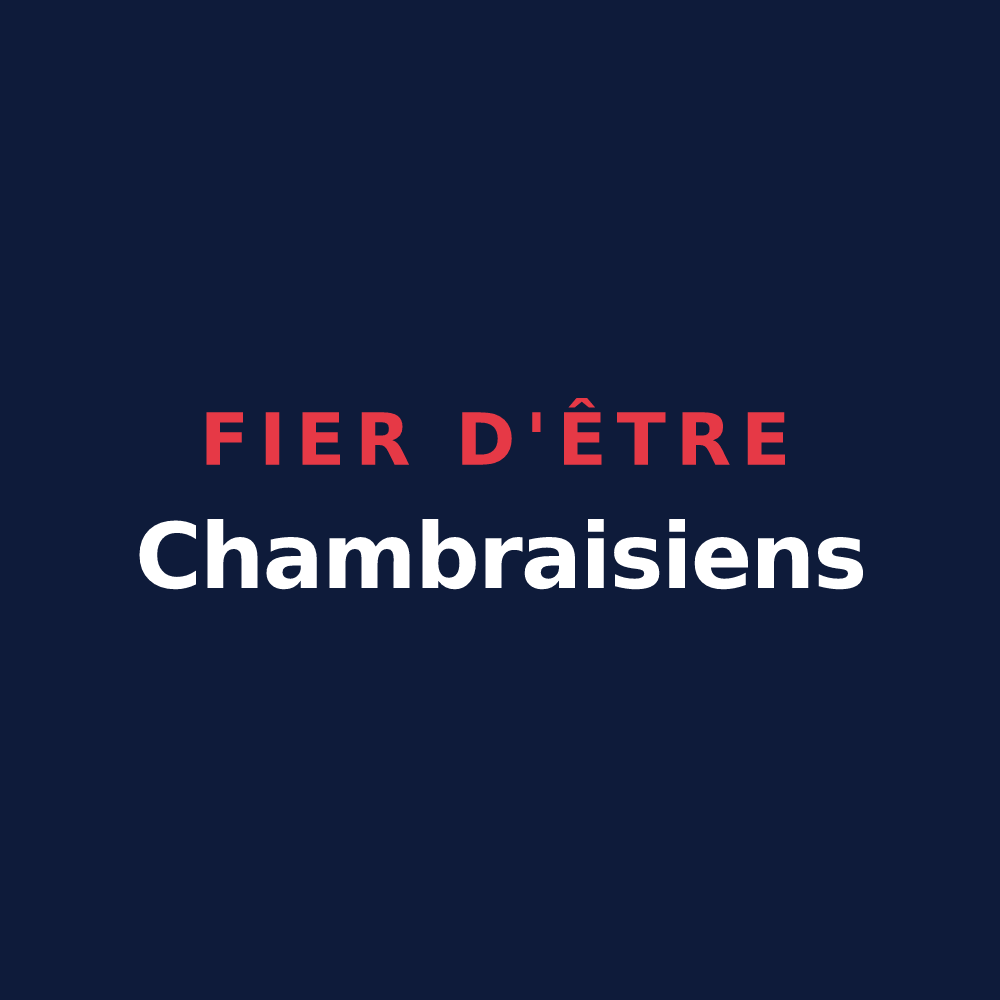 T-shirt « Fier d'être Chambraisiens » — design pour Chambray-lès-Tours
