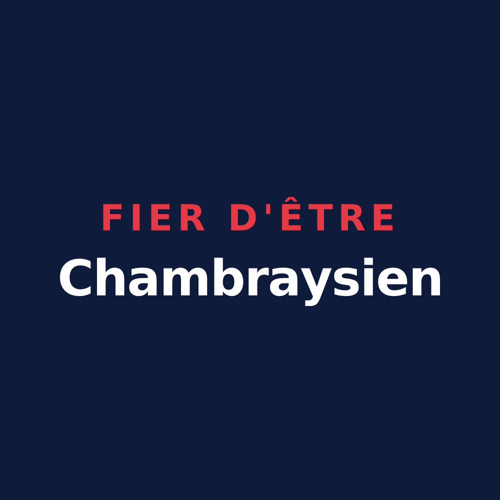 T-shirt « Fier d'être Chambraysien » — design pour Chambray