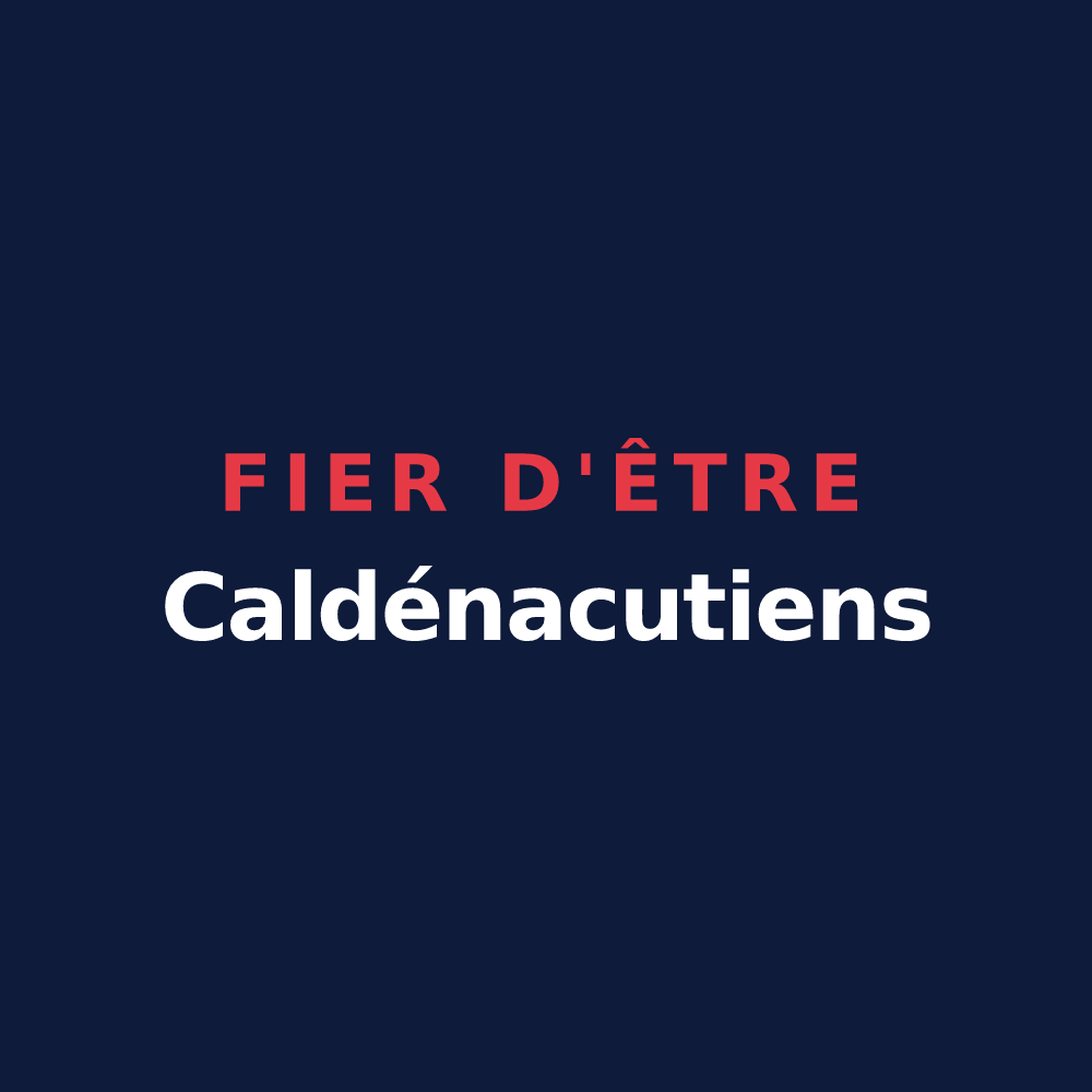 T-shirt « Fier d'être Caldénacutiens » — design pour Chambroncourt