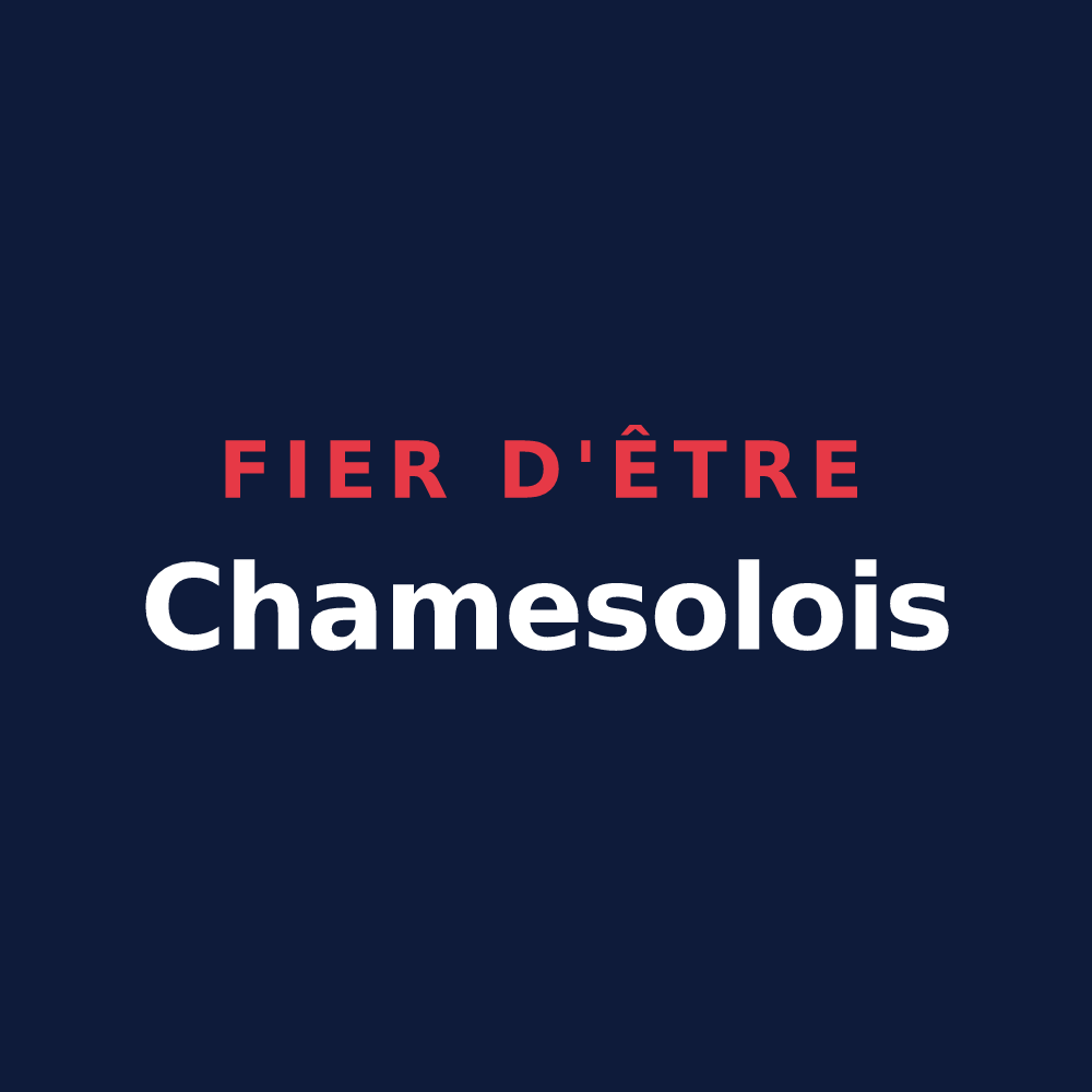 T-shirt « Fier d'être Chamesolois » — design pour Chamesol