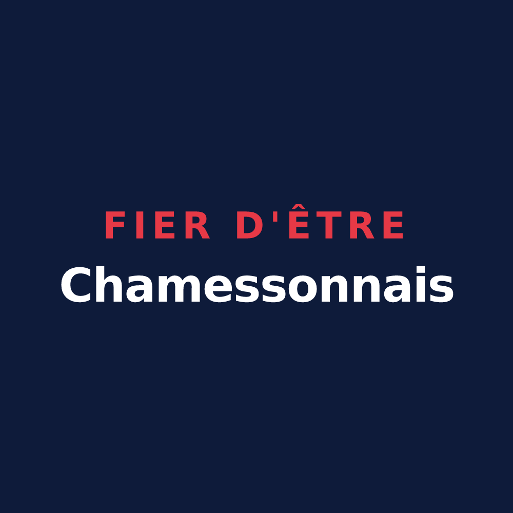 T-shirt « Fier d'être Chamessonnais » — design pour Chamesson