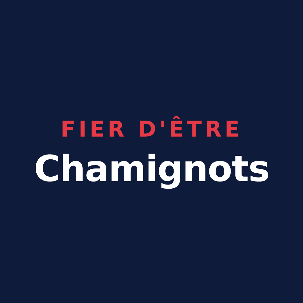 T-shirt « Fier d'être Chamignots » — design pour Chamigny