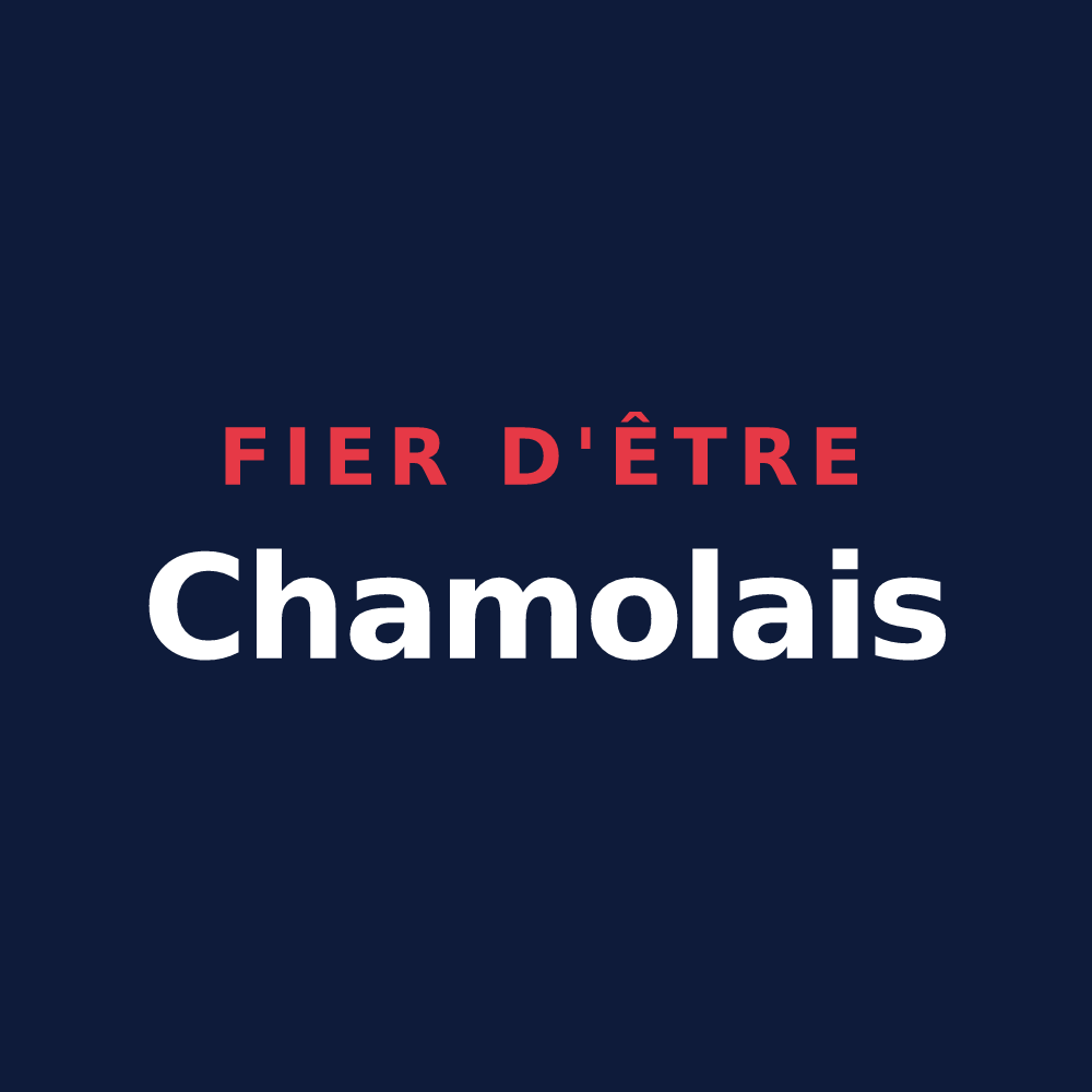 T-shirt « Fier d'être Chamolais » — design pour Chamole