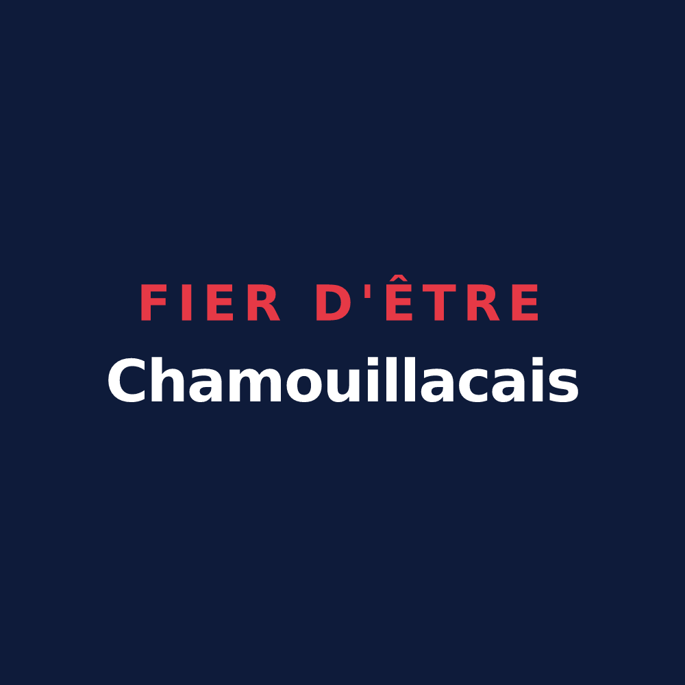 T-shirt « Fier d'être Chamouillacais » — design pour Chamouillac