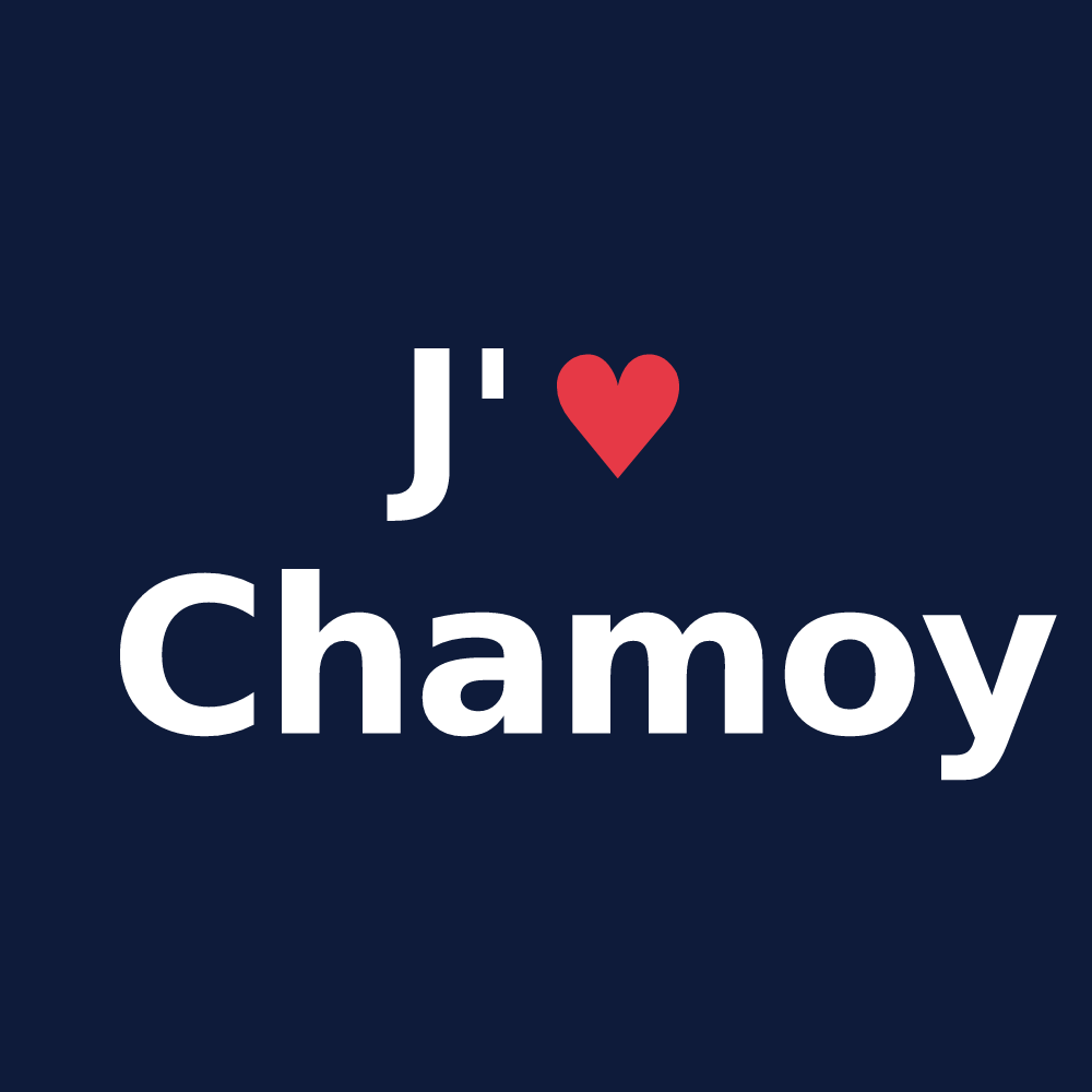 T-shirt personnalisé Chamoy — design J'aime Chamoy