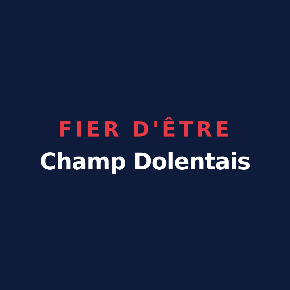 T-shirt « Fier d'être Champ Dolentais » — design pour Champ-Dolent