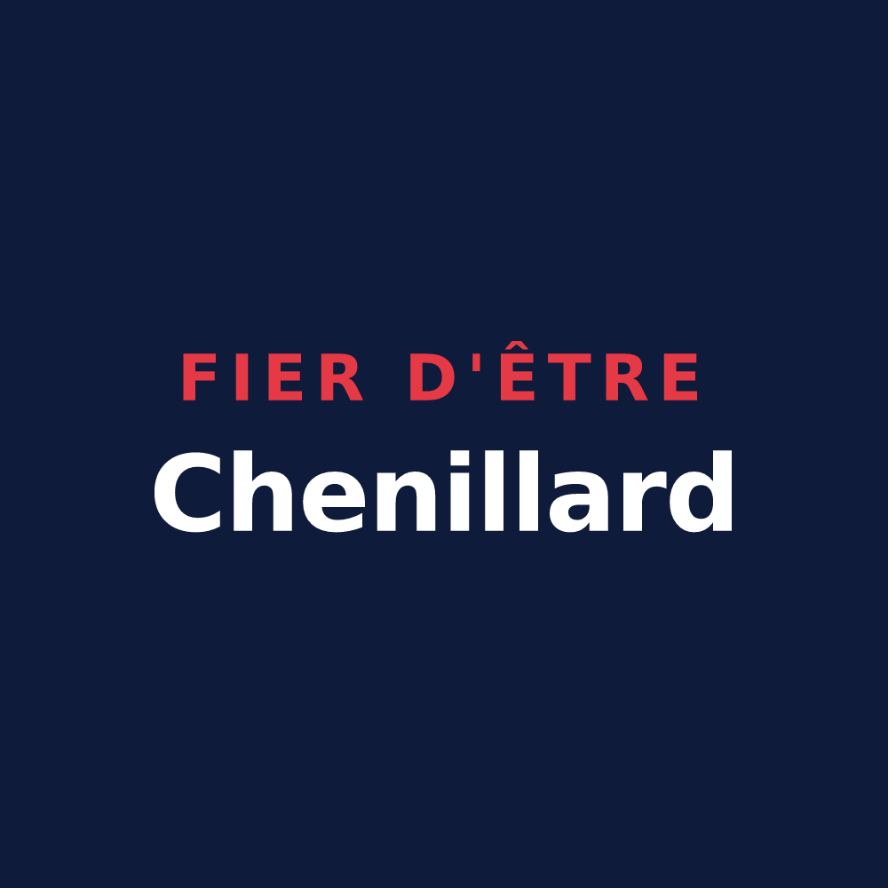 T-shirt « Fier d'être Chenillard » — design pour Champ-sur-Drac