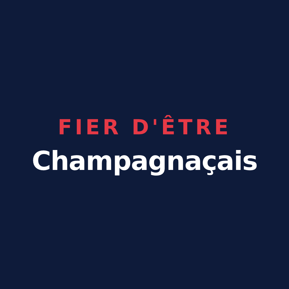 T-shirt « Fier d'être Champagnaçais » — design pour Champagnac