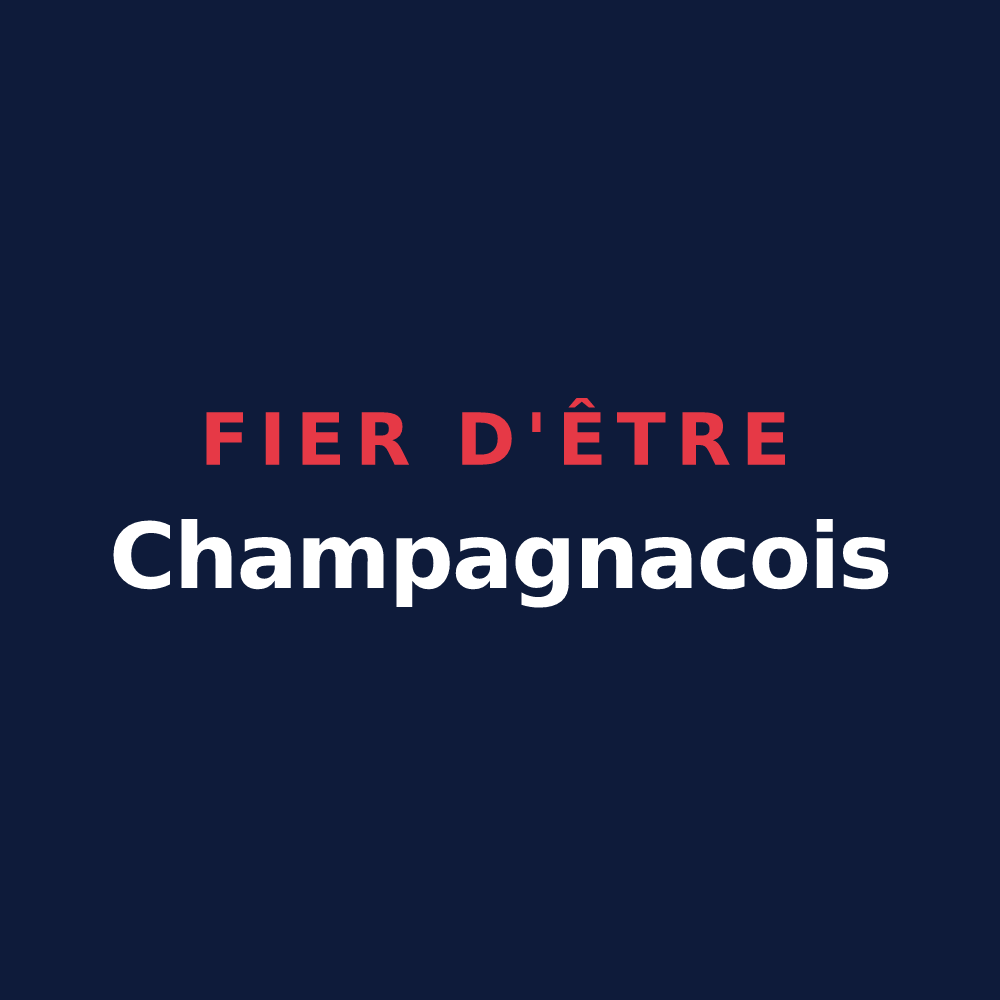 T-shirt « Fier d'être Champagnacois » — design pour Champagnac-la-Noaille