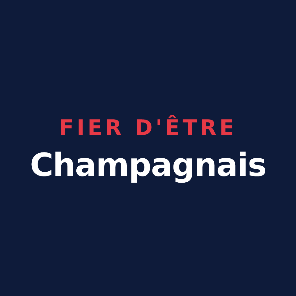 T-shirt « Fier d'être Champagnais » — design pour Champagne