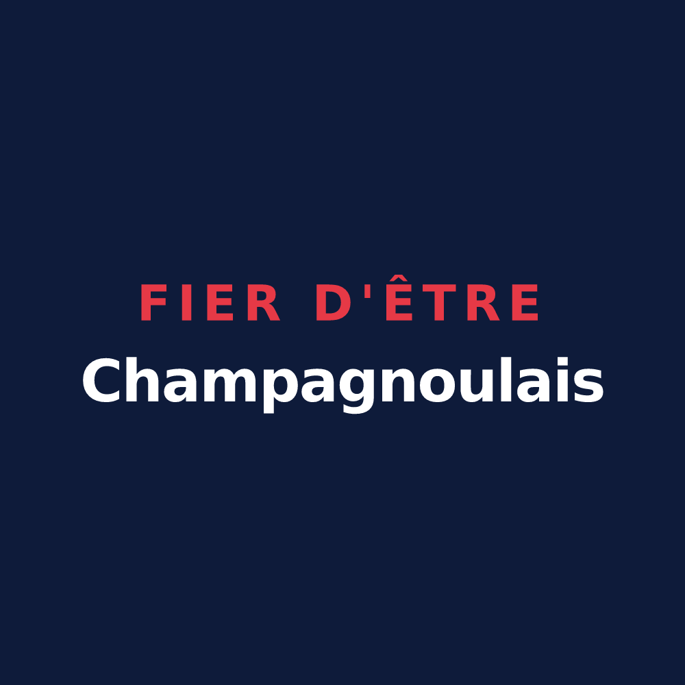 T-shirt « Fier d'être Champagnoulais » — design pour Champagney