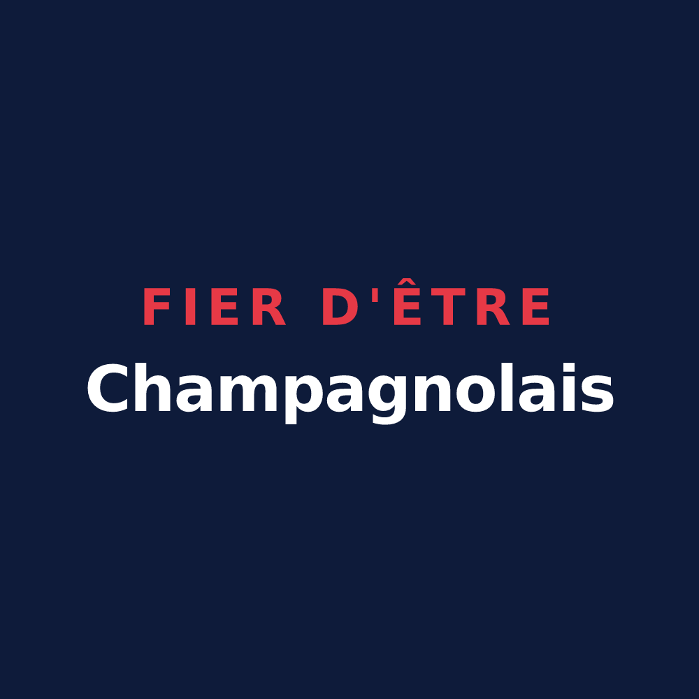 T-shirt « Fier d'être Champagnolais » — design pour Champagny-en-Vanoise